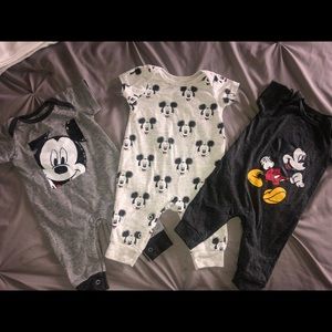 Newborn Mickey Mouse Onsies